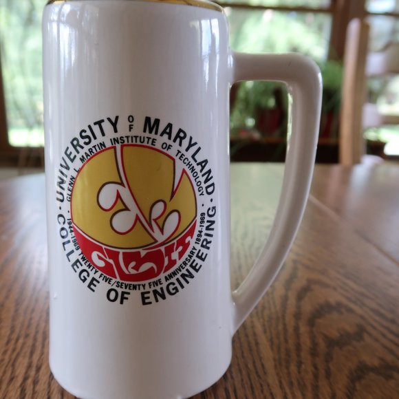 University of Maryland College of Engineering 25/75 Year Anniversary Stein/Mug - Picture 2 of 7